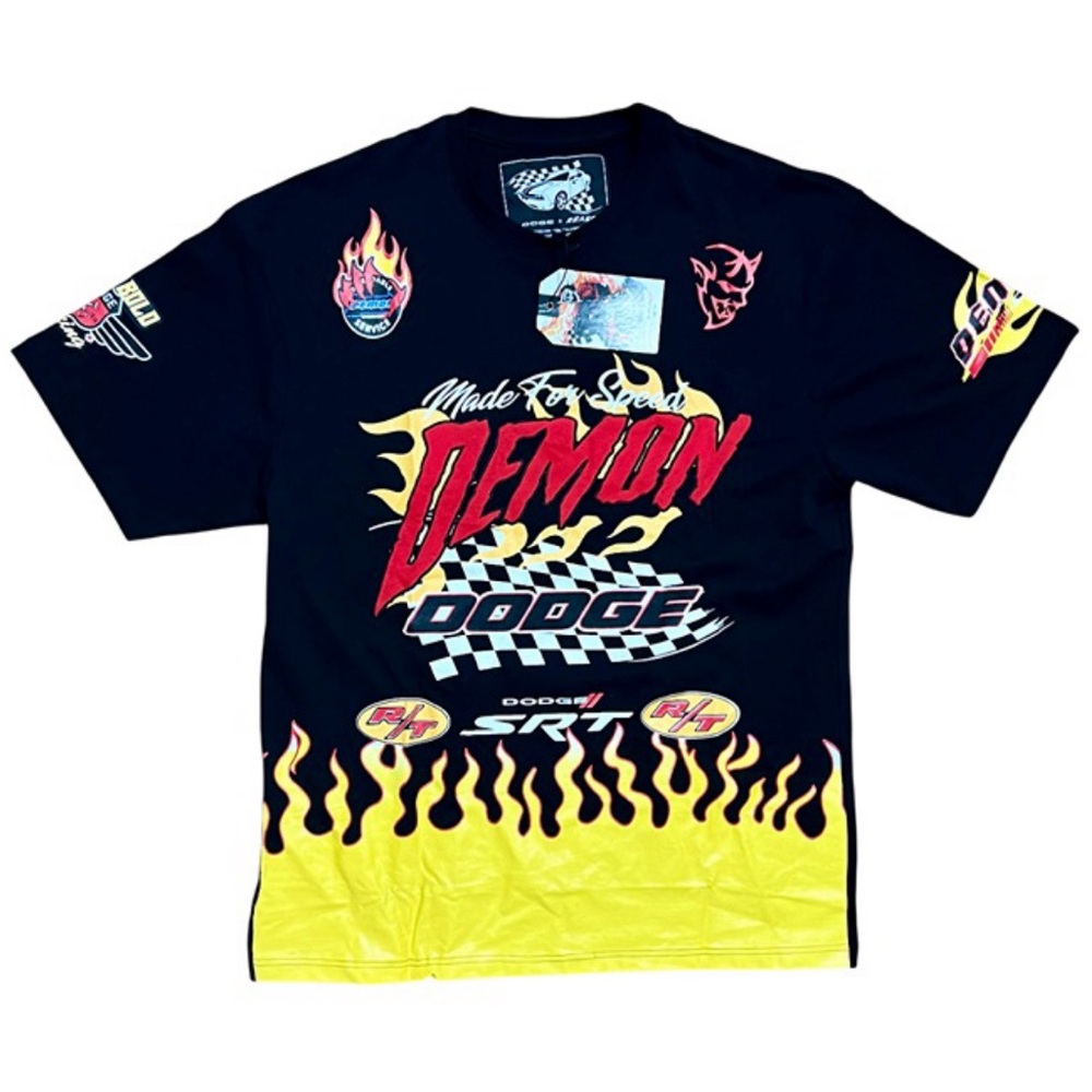 Dodge x Reason SRT Demon Limited Edition Collab Vintage T-Shirt, Men's XL New